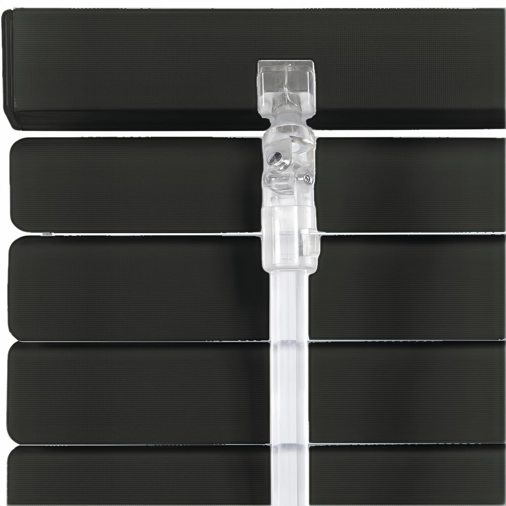 BlindsCordless BlindsVenetian BlindMini Blinds2 inch Blinds Aluminum BlindsVinyl BlindsWindow BlindsDoor BlindsHorizontal Window BlindsBlinds for Windows.Black.55 1/2" W x 94" H