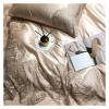 High End Luxury Wedding Cotton Lace Bedding Set Egyptian Cotton Duvet Cover Skin Friendly 4pcs Set,Bed view 4