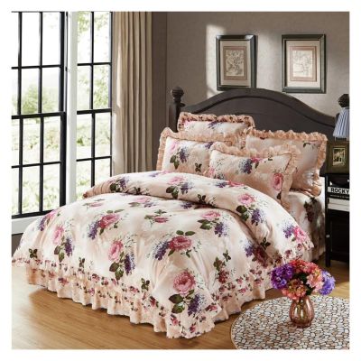 Cotton Soft Bedclothes Queen King Size Bedding Sets Quilted Thick Bed Spread Duvet Cover Bed Sheet Set Pillowcase 4/6Pcs,Bed