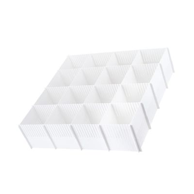 Toyvian 10pcs Adjustable Drawer Dividers Multi-functional Separator Boards for Organizing Underwear Socks and Accessories Easy to Install Storage Solution for Home Drawers
