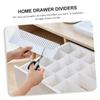 Toyvian 10pcs Adjustable Drawer Dividers Multi-functional Separator Boards for Organizing Underwear Socks and Accessories Easy to Install Storage Solution for Home Drawers view 4