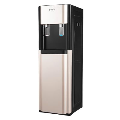 5 Gallon Bottom Loading Water Dispenser, Hot Cold Water Dispenser for 5 Gallon Bottle, Practiacal Freestanding Water Cooler Dispenser Bottom Load for HomeOfficeDormitory (Gold)