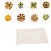 Brooch Storage Hanging Flag Multi Purpose Stylish Classic Pin Collection Organizers Banners for Home Office Dorm Collection Organizer M 45.5x27.3cm 30cm(wooden Stick) (1) view 4