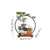 YOUQUEEN Tabletop Fountains Tabletop Fountains Creative Simple Water Ornaments Desktop Ceramic Fountain Home Living Room Circulating Water Glass Fish Tank Ornaments Indoor Tabletop Water Fountain view 2