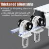 Heavy Duty Curtain Track, Curtain rods, Sliding Curtain Track, Sound Proof Curtains Track, with Mute Rollers, for Straight & Bay Window Rail Top Or Face Fix All Fixings(White,1.30m/4.26FT) view 4