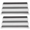 DriKou 2pcs Spice Rack,Three Layer Stepped Seasoning Rack Modern Design Waterproof and Non Slip Kitchen Storage Rack for Storage Cabinets Or Kitchen Countertops view 1