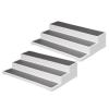 DriKou 2pcs Spice Rack,Three Layer Stepped Seasoning Rack Modern Design Waterproof and Non Slip Kitchen Storage Rack for Storage Cabinets Or Kitchen Countertops view 4