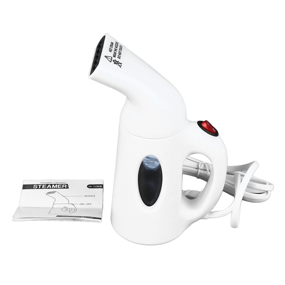Handheld Garment Steam Iron, Powerful and Fine Steam Output Removes Wrinkle for Home Office Travel 5 Holes Long Lasting Gentle Steam