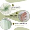 Pearl Tulle Table Runner for Wedding,Pearl Embellished Sheer Tablecloth Table Runners for Engagement Arch Dessert Table Decorations (Green, 1pcs 150x300cm(59x118inch)) view 3