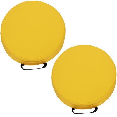 1/2/4/6 Pcs Flexible Seating for Classroom Bulk Round Floor Cushions for Colorful Round Floor Seating Classroom Floor Flexible Seating Cushions with Handles for Adults School Office(10,2pcs:40x5cm/14x