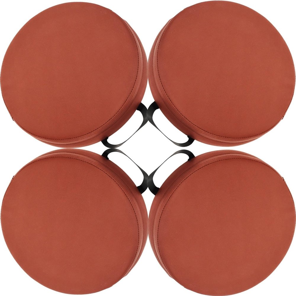 1/2/4/6 Pcs Flexible Floor Cushion for Classroom, Waterproof Cushions Easy to Clean and Carry,14/16''x2/3''Soft Cushion for Learning Sitting Daycare School Chair Yoga and Meditation(#8,4pcs:40x8cm/16x