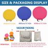 1/2/4/6 Pcs Flexible Floor Cushion for Classroom, Waterproof Cushions Easy to Clean and Carry,14/16''x2/3''Soft Cushion for Learning Sitting Daycare School Chair Yoga and Meditation(#8,4pcs:40x8cm/16x view 2