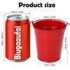 Biugaaufai 18 Pack 4 Inch Red Mini Metal Bucket, Elegant Galvanized Buckets with Handles, Tin Buckets, Small Iron Bucket, Mini Metal Pail for Party Favors, Crafts, Garden & Beach view 2