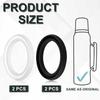 4pcs Silicone Replacement Gaskets for 20oz 1.0 QT 1.5 QT 2 QT 2.5 QT view 2