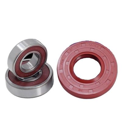 LUIBEFM for Hisen ROLSTAR Drum Washing Machine Water Seal37/77/12/14.5+Bearings 2 PCs6205 6206 Oil Seal Sealing Ring Parts
