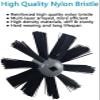 chimney sweep kit Chimney Cleaning Brush Kit,Duct Vent Cleaning Set Includes 15 Flexible Rods, 1 Brush Head, 1 X Hexagonal Bar Chimney Sweep Kit For Fireplace/Dryer Vent/Sewage Pipe/Fume Hood(9 Rods,4 view 2