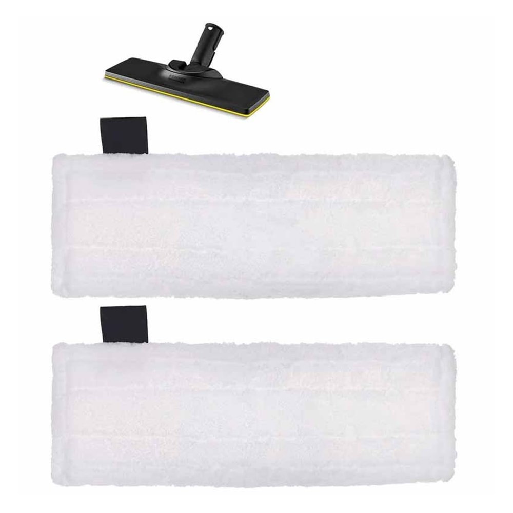 ROBAUN Replacement Mop Heads Cloth for SC2 SC3 SC4 SC5 Rags Microfibre Mop Cover Steam Cleaner Accessories Spare Parts(2PCS Short Cloth)