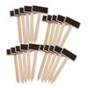 SECFOU 60pcs DIY Mini Wooden Blackboard Signs Garden Plant Labels Stick Chalkboard Decor for Garden Home view 4