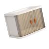 Aqur2020 Desktop Storage Box, Plastic Makeup Organizer Container Foldable Desktop Storage Box with Minimalist Design, Versatile Tissue Holder for Living Room (1 PCS (26.8x16.3x18.2cm)) view 4