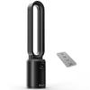 Comfort Zone 40-Inch Bladeless Tower Fan for Bedroom Quiet Standing Fan with Remote Control, 9H Timer & Wide Area Oscillation Turbocharged Airflow & Digital LED Display Black view 1