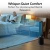 Comfort Zone 40-Inch Bladeless Tower Fan for Bedroom Quiet Standing Fan with Remote Control, 9H Timer & Wide Area Oscillation Turbocharged Airflow & Digital LED Display Black view 2