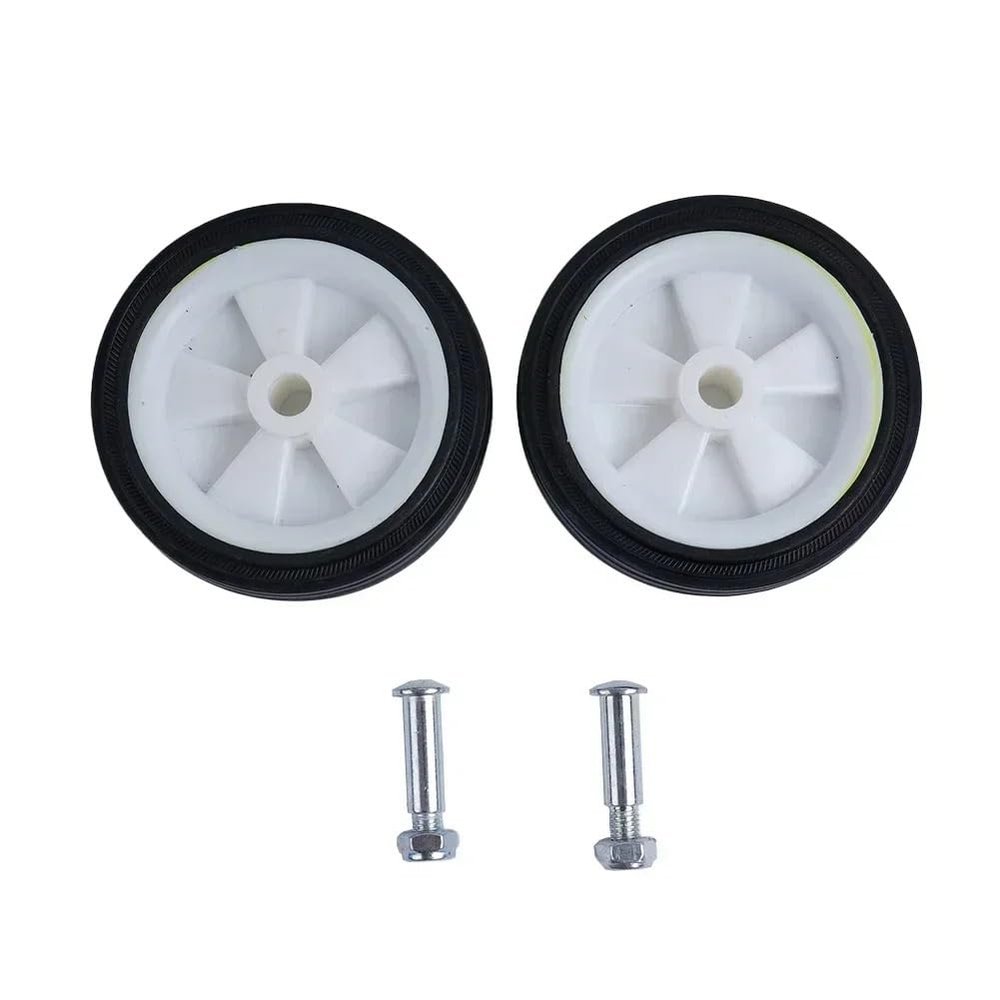 2pcs Air Compressor Accessories Caster Plastic Wheels 5Inch 6Inch Shock Absorption Non-Slip Silent For Pumps Oil-free Machine(2pcs 6Inch Wheel)