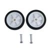 2pcs Air Compressor Accessories Caster Plastic Wheels 5Inch 6Inch Shock Absorption Non-Slip Silent For Pumps Oil-free Machine(2pcs 6Inch Wheel) view 1