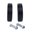 2pcs Air Compressor Accessories Caster Plastic Wheels 5Inch 6Inch Shock Absorption Non-Slip Silent For Pumps Oil-free Machine(2pcs 6Inch Wheel) view 2