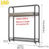 5 6 7 8 9 10 Tier Large Fabric Display Rack Cart With Adjustable Hanging Rod, Save Space Commercial Organizer Holder, Suitable for Vinyl Spool/Car Color Change Film/Tablecloth/Wrapper Displays(16 rods view 3
