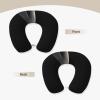 Abstract Curves Travel Pillow - U-Shaped Memory Foam Neck Rest Ideal for Travel, Car, and Office view 3