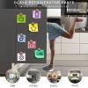 2 Pcs Glass Strong Fridge Magnets,Botanical Specimens Printed Round Magnets Refrigerator,Cool Funny Cute Refrigerator Decorative Magnets for Fridge Office Whiteboard Kitchen Cabinets Locker view 4