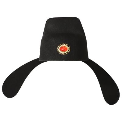 JEATHA Chinese Style Ming Dynasty Official Hat Royal Emperor Hat Traditional Mandarin Hat for Theme Party Type A Adults One Size