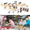 HYROOY Creative Nativity Set Countdown Calendar for Kids, Resin Material, Christmas Gift for Children and Teens Resin view 2
