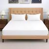 ARlinen 1 PC RV Three Quarter Mattress Protector Fitted Style, Terry Cotton, Waterproof, Breathable, Noiseless Mattress Cover Fits 48 x 75 Mattress Up to 15'' Deep Pocket, White view 2