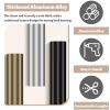 Elitix Heavy Duty Closet Brackets Solid Rod for Hanging Clothes, Small Wardrobe Clothing Storage Organizer Shelf, Cabinet Rail Supports/Organization Pole(Silver,65cm(25 5/8")) view 3