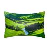 Verdant Valley Personalized Printed Faux Silk Hair Care Pillowcase 20 x 30 Inch Soft Breathable Home Pillowcase Single Pack view 1