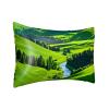 Verdant Valley Personalized Printed Faux Silk Hair Care Pillowcase 20 x 30 Inch Soft Breathable Home Pillowcase Single Pack view 2