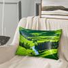 Verdant Valley Personalized Printed Faux Silk Hair Care Pillowcase 20 x 30 Inch Soft Breathable Home Pillowcase Single Pack view 3