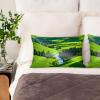 Verdant Valley Personalized Printed Faux Silk Hair Care Pillowcase 20 x 30 Inch Soft Breathable Home Pillowcase Single Pack view 4