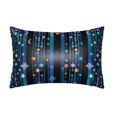 Celestial Cascade Personalized Printed Faux Silk Hair Care Pillowcase 20 x 30 Inch Soft Breathable Home Pillowcase Single Pack
