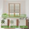 MoDanCeQ No Tools-No Drill Mini Blinds for Indoor Windows Cordless 1" Slat Blackout Aluminum Horizontal Window Blinds Waterproof for Office,Home,Door, Beige, 22.5" W x 39" H view 4