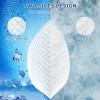 mislili Cooling Pillows Queen Size Set of 2, Adjustable Firm Shredded Memory Foam Queen Pillow, Queen Size Pillows for Stomach Back Side Sleepers, Washable Cover, with Extra Fill view 2
