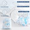 mislili Cooling Pillows Queen Size Set of 2, Adjustable Firm Shredded Memory Foam Queen Pillow, Queen Size Pillows for Stomach Back Side Sleepers, Washable Cover, with Extra Fill view 3