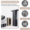 Elitix Wardrobe Rod Rail Socket End Support for Closet, L Shape Clothes Rail Pole Holders Tube, Closet Rail System for Hanging Clothes, Cabinet Pole(Gold,90cm(35 3/8")) view 2