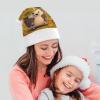 LPSBVNM Adult Christmas Hat,Hedgehog Printed Unisex Santa Hat New Year Holiday Decoration Hats for Christmas Festive Holiday Party Supplies view 4