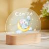VEELU Personalized Gifts for Kids - Custom Name Night Light with Cute Animals - Nursery Baby Acrylic LED Lamp - Birth Gift for Boys Girls - Bedroom Decor Children's Light Newborn Gifts Christmas Gift view 1