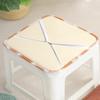GROWTHLIN Indoor Seat Cushion Chair Pads Square Chair Pads Bar Stool Seat Cushion with Ties 11 x 11 Inch Stool Cushion Cover Barstool Cushion Seat Pad Set of 2 (11x11 inch Beige) view 4
