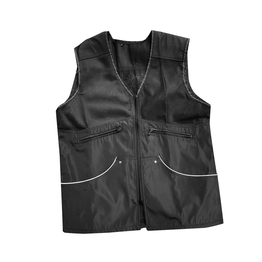 BPTCUE Dog Training Vest for Handlers Durable with Pockets Coat Dog Handler Trainer Vest Pet Trainers Jacket for Agility Dogs Outdoor Travel, Red, XL(Black,XL)
