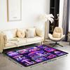 Feelyou Cute Mushroom Area Rug 3x5 Kids Cartoon Mushrooms Living Room Rugs for Bedroom for Boys Girls Teens Wild Mushroom Stuffative Carpet Rug Kawaii Fungus Indoor Floor Mat Gird Accent Rug view 2