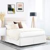 1000 TC Box Pleated Bed Skirt, Queen XL Size White Solid, 14" Inch Tailored Drop 100% Egyptian Cotton Easy Fit with Bed Skirt - Luxury Pleated Dust Ruffle, Hotel Quality Modern Bed Skirt view 1